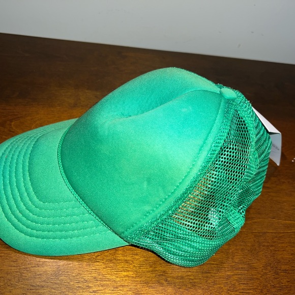 Green Trucker Hat - Picture 2 of 4
